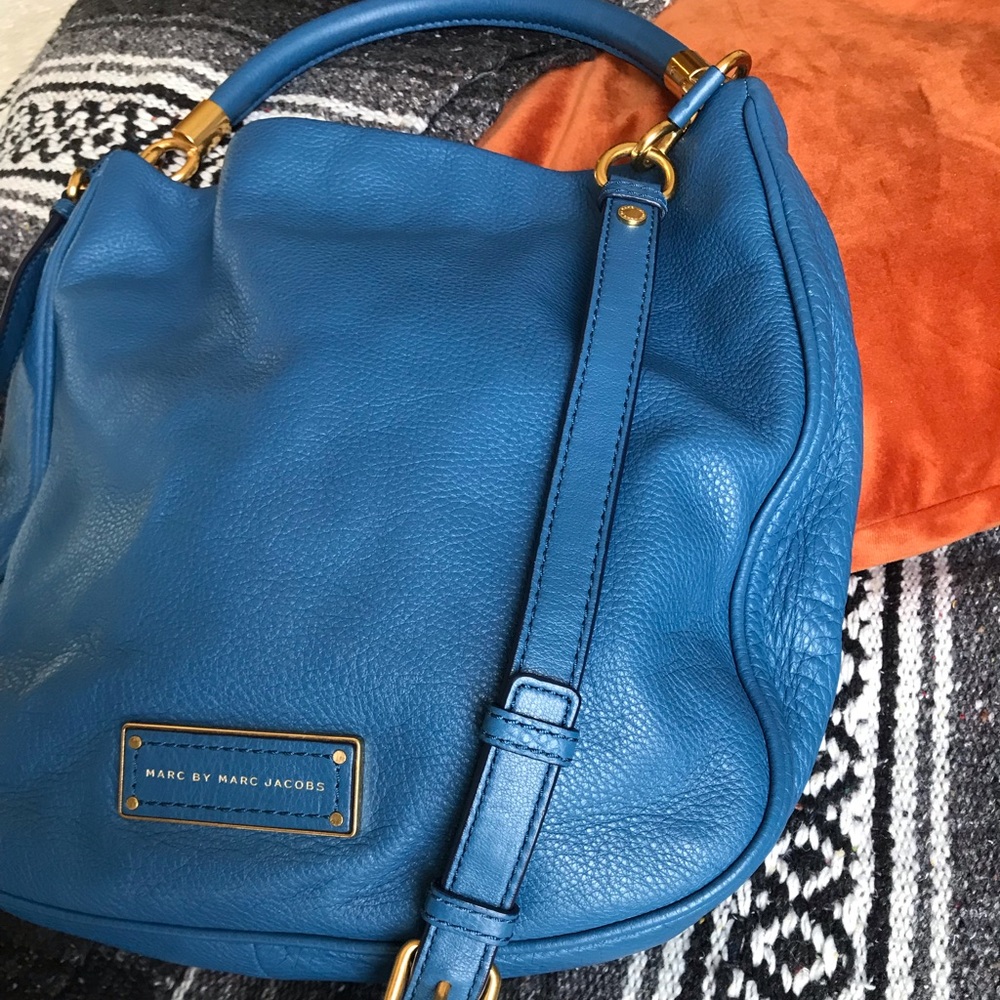 Marc By Marc Jacobs Too Hot To Handle Blue Crossbody Bag - Picture 3 of 16